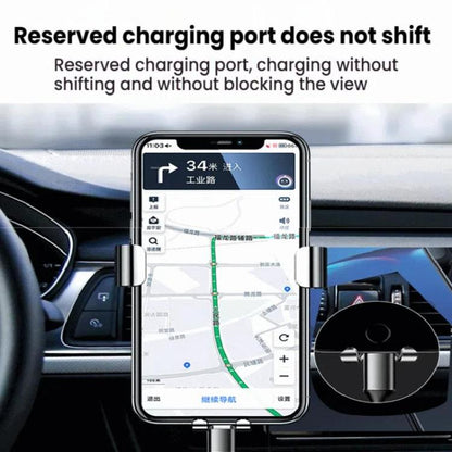Air Outlet Clip-on Gravity 360-degree Rotating Car Phone Holder, Gray Eagle Beak Clip, Silver Eagle Beak Clip, Gold Eagle Beak Clip