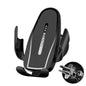 Carbon Fiber Clip-on Gravity Air Outlet Car Phone Holder, Black Hawkbill Clip, Black Straight Clip, Black Hook Clip