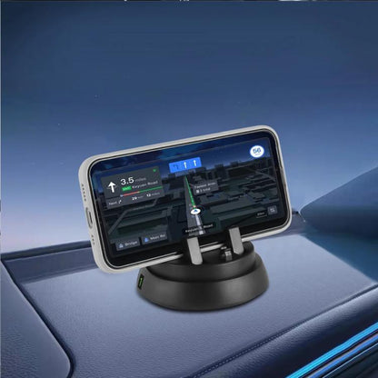 Car Phone Holder Dashboard Mount with Glow-in-the-Dark Parking Number Plate
