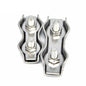 304 Stainless Steel Plate Single Clip Double Clamp Wire Rope Clamp, M2 Double Clip, M3 Double Clip, M4 Double Clip, M5 Double Clip, M6 Double Clip, M8 Double Clip, M10 Double Clip, M2 Single Clip, M10 Single Clip
