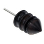 Leather Tool Edge Electric Polishing Slicker Flat Pointed Head Sandalwood Leathers Craft DIY Tools Tip Burnisher, S, L, Set（with S,L）