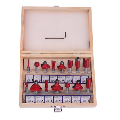 Shank Tungsten Carbide Router Bit Set Wood Cutter Tool Set Milling Wood Cutters Router Bit Set for Wood Tools