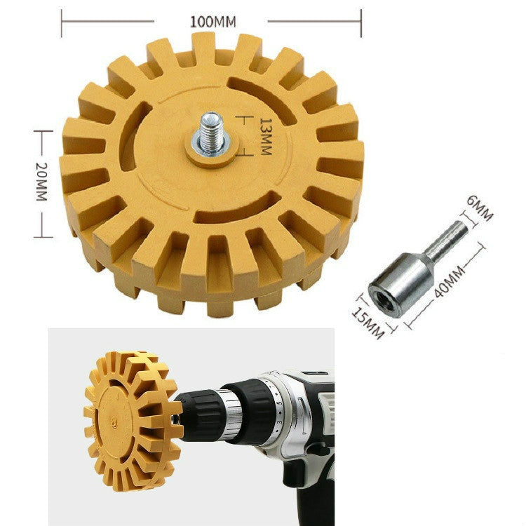 Pneumatic Rubber Removal Wheel Rubber Polishing Wheel Car Tire Polishing Wheel