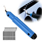 NB1100 Hand Deburr Trimming Knife Scraper, Handle + 1 Cutter Head, Handle +10 Cutter Heads