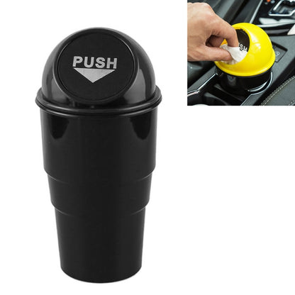 Universal Car Trash Bin Car Garbage Can Rubbish Dust Case Holder Bin Automobile Storage Bucket, Red, Yellow, Dark Gray, Blue, Black