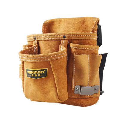 WINHUNT Multi-function Thicken Cowhide Electrical Hardware Tool Bag Repair Pocket, WH037