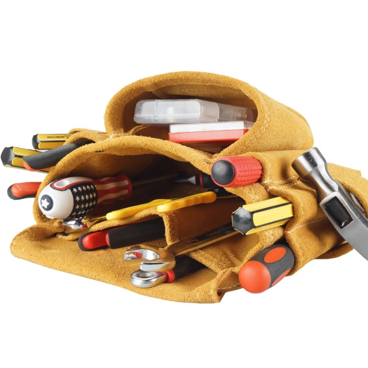 WINHUNT Multi-function Thicken Cowhide Electrical Hardware Tool Bag Repair Pocket, WH037