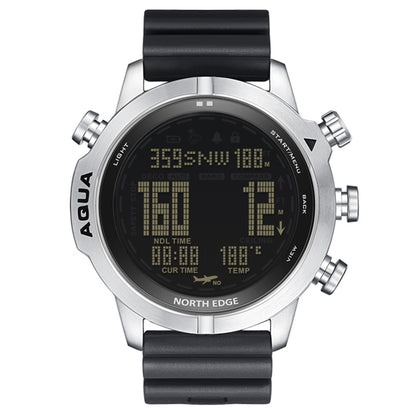 NORTH EDGE AQUA 100m Waterproof Scuba Diver Smart Watch, Support Luminous Display & Compass Mode