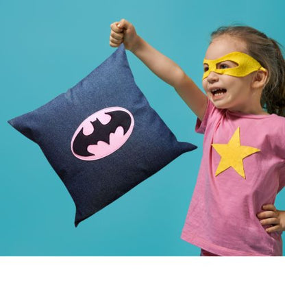 Handmade Batman Pillow for Kids rooms