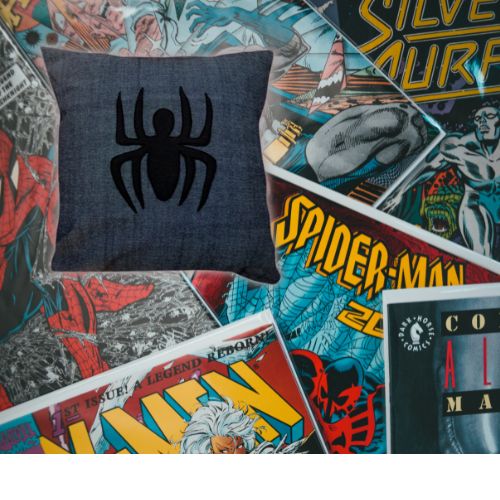 Handmade Spiderman Pillow 45cm x 45cm