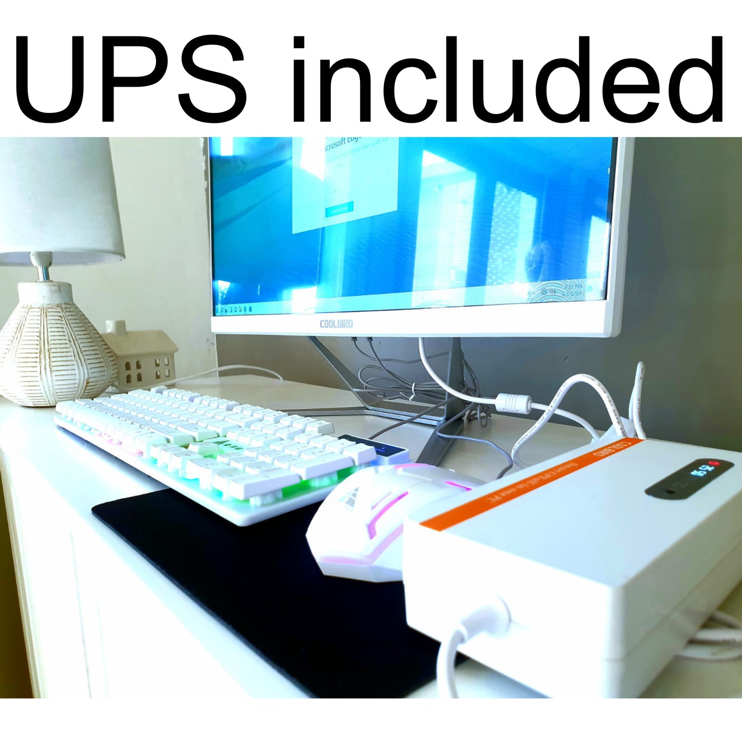 24inch - i5 -10th Gen - 16GB Ram - 512GB SSD - Smart UPS included