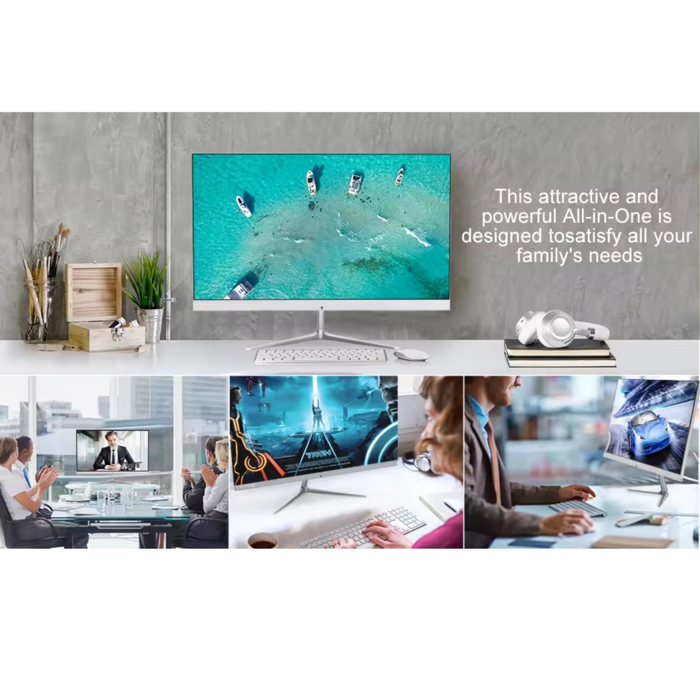 24inch - i5 -10th Gen - 16GB Ram - 512GB SSD - Smart UPS included