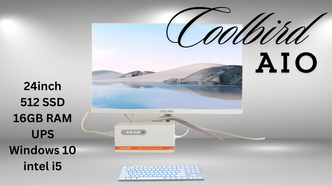 24inch - i5 -10th Gen - 16GB Ram - 512GB SSD - Smart UPS included