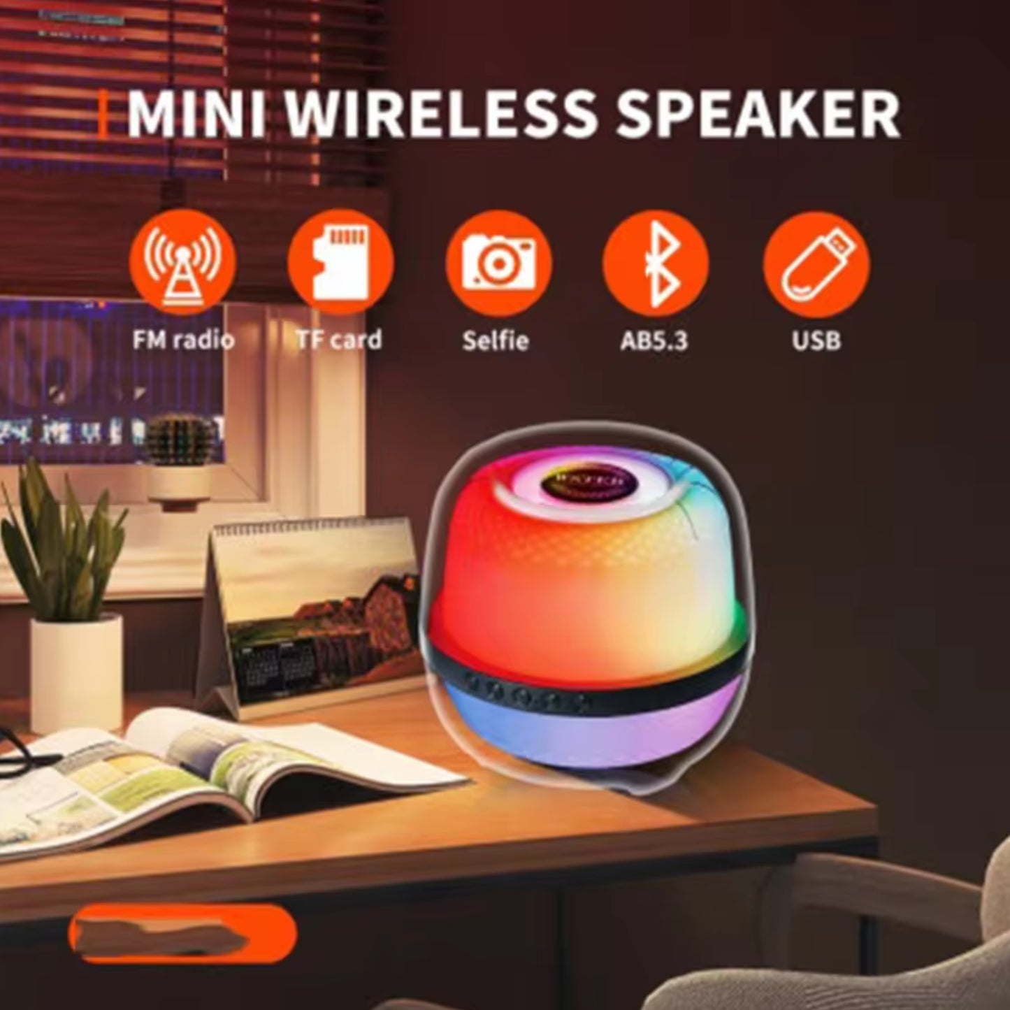 Trending - TWS - Dome Speaker - Gaming - Music and Camping - Outdoor