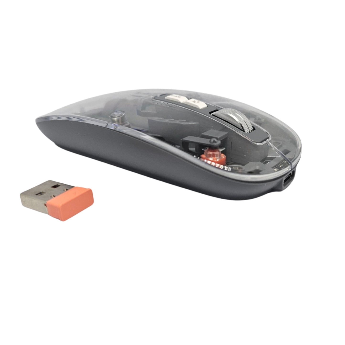 Wireless rechargeable silent mouse