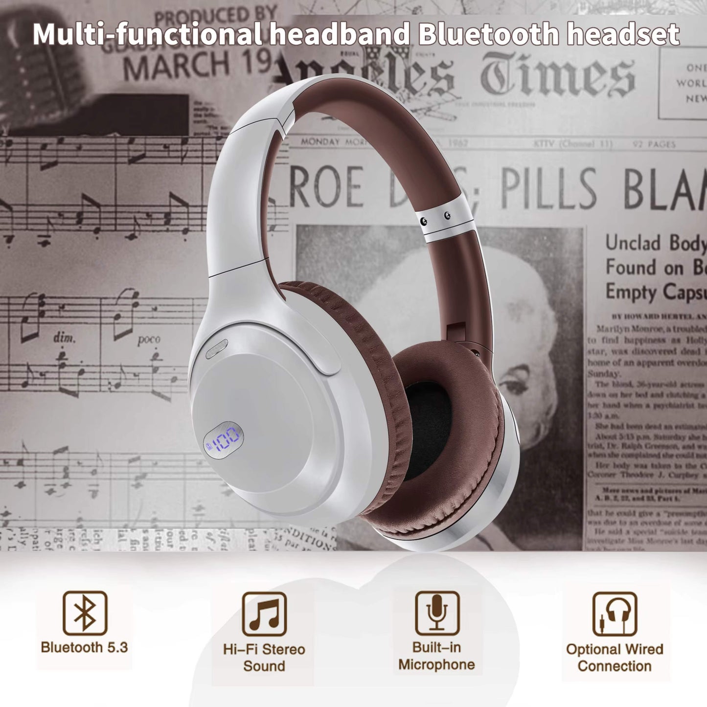 Bluetooth Travel and Lesure Headphones