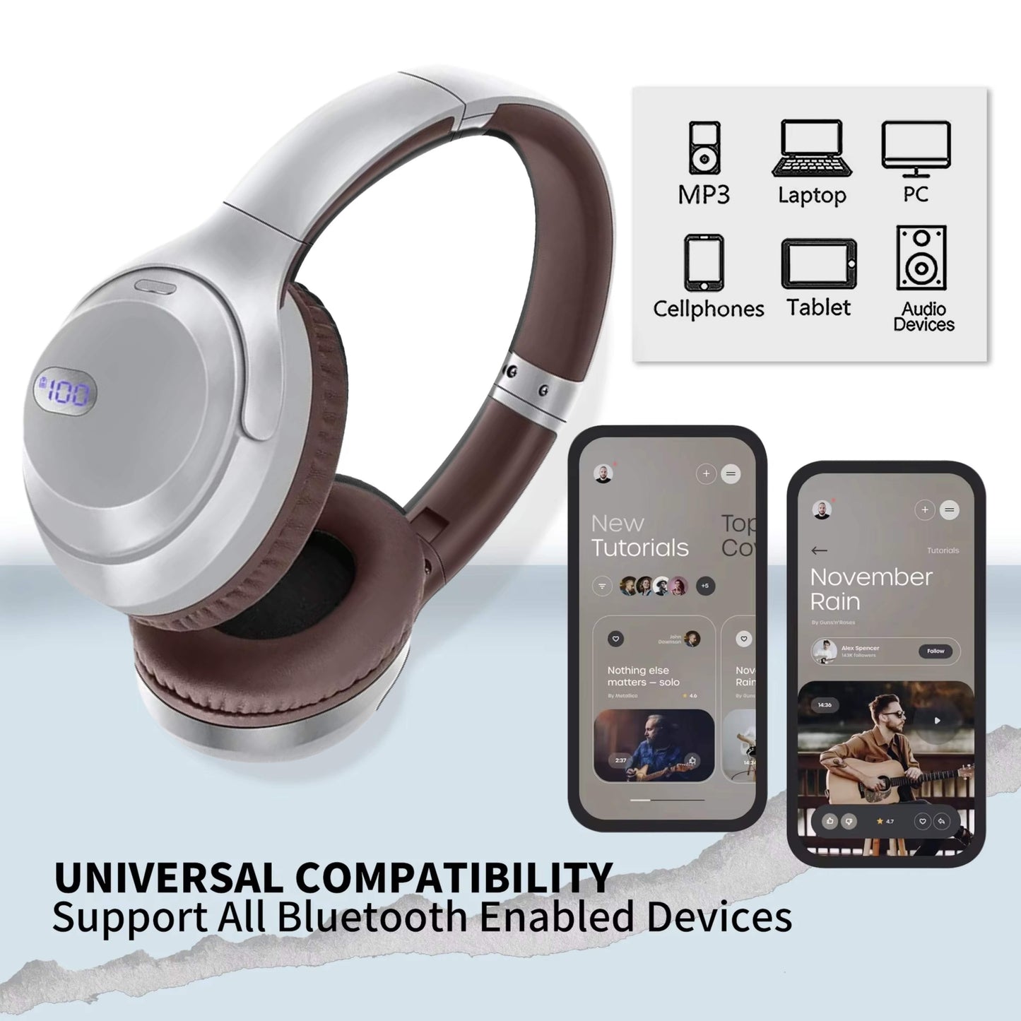 Bluetooth Travel and Lesure Headphones