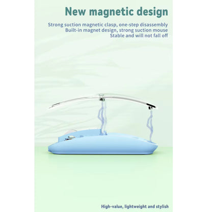 Wireless rechargeable silent mouse