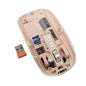 Wireless rechargeable silent mouse